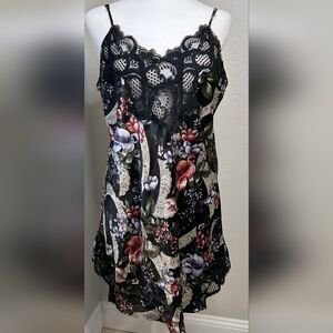 Two Pieces With Belt Victoria's Secret Black and Red Fitted Ruffled Blouse